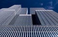 Modern building in Rotterdam, Rem Koolhaas office towers. Royalty Free Stock Photo