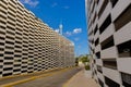 Modern building of shopping center in Cancun. Mexico Royalty Free Stock Photo