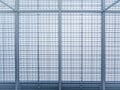 Modern Building Steel Pattern frame Architecture details Royalty Free Stock Photo