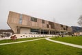 Modern building of Unipark Nonntal campus of Salzburg University, Austria