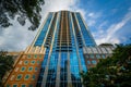 Modern building in Uptown Charlotte, North Carolina.