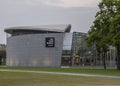 The modern building of the Van Gogh Museum Amsterdam - AMSTERDAM - THE NETHERLANDS - JULY 20, 2017 Royalty Free Stock Photo