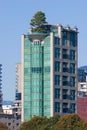 Modern building in Vancouvers trendy west end. Royalty Free Stock Photo