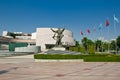 Modern building of Xinghai Concert Hall and music square in GuangZhou City, urban scenery of China Asia. Royalty Free Stock Photo