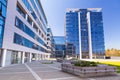 Modern buildings architecture of Olivia Business Centre Royalty Free Stock Photo