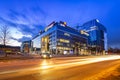 Modern buildings architecture of Olivia Business Centre in Gdansk Royalty Free Stock Photo