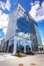 Modern buildings architecture of Olivia Business Centre in Gdansk Royalty Free Stock Photo