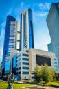 Modern buildings in Astana Royalty Free Stock Photo