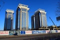 Modern buildings in Astana Royalty Free Stock Photo