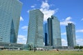 Modern buildings in Astana / Kazakhstan Royalty Free Stock Photo