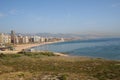 Modern buildings and beach, Corniche Beirut. Beirut. Lebanon Royalty Free Stock Photo