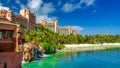 Modern buildings and coastline in Nassau, Bahamas Royalty Free Stock Photo
