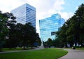 Modern Buildings in Columbia, the Capital City of South Carolina Royalty Free Stock Photo