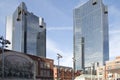 Modern buildings in downtown Fort worth TX Royalty Free Stock Photo