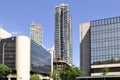 Modern buildings in downtown Makati Royalty Free Stock Photo