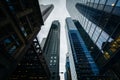 Modern buildings in the Financial District, in Toronto, Ontario. Royalty Free Stock Photo