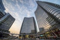 Modern buildings in Gae Aulenti square, Milan