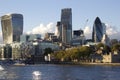 Modern buildings, London cityscape