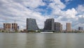 Modern buildings in the new neighborhood at Belgrade Waterfront, Serbia Royalty Free Stock Photo