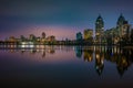 Modern buildings in the obolon district of Kiev Royalty Free Stock Photo