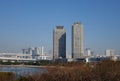 Modern buildings at Odaiba district in Tokyo, Japan Royalty Free Stock Photo