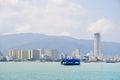 Pinang Island seen from the ship