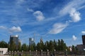 Modern buildings of Porta Nuova seen from Cimitero Monumentale, Milan Royalty Free Stock Photo