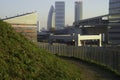 Modern buildings at Portello Park in Milan, Italy