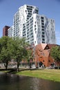 Modern buildings in Rotterdam Royalty Free Stock Photo