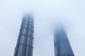 Modern buildings in Shanghai. Royalty Free Stock Photo
