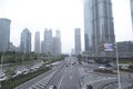 Modern buildings in Shanghai. Royalty Free Stock Photo