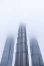 Modern buildings in Shanghai. Royalty Free Stock Photo