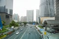 Modern buildings in Shanghai. Royalty Free Stock Photo