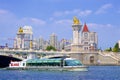 River promenade in Tianjin city, China