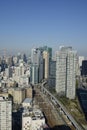 Modern buildings in Tokyo, Japan Royalty Free Stock Photo