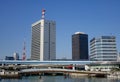 Modern buildings in Tokyo, Japan Royalty Free Stock Photo