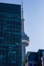 Modern buildings in Toronto. The tower and skyscraper Royalty Free Stock Photo