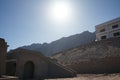 Modern buildings under construction in Egypt. Dahab, South Sinai Governorate, Egypt Royalty Free Stock Photo