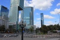 Modern buildings Warsaw Royalty Free Stock Photo