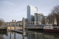 Modern buildings on the waterfront in Bristol England UK Royalty Free Stock Photo