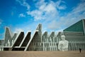 Modern buildings in Zaragoza