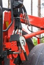 Modern Bulldozer close-up