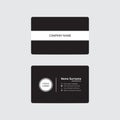 Modern businee card vector design Royalty Free Stock Photo