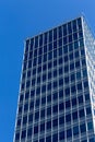 Modern business building against blue sky Royalty Free Stock Photo