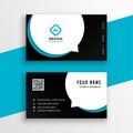 Modern business calling visiting card design template Royalty Free Stock Photo