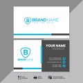 Modern Business Card Design Royalty Free Stock Photo