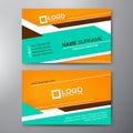 Modern Business card Design Template Royalty Free Stock Photo