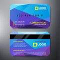 Modern Business card Design Template Royalty Free Stock Photo