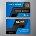 Modern Business card Design Template. Royalty Free Stock Photo