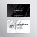 Modern Business Card Design professional and corporate template Royalty Free Stock Photo